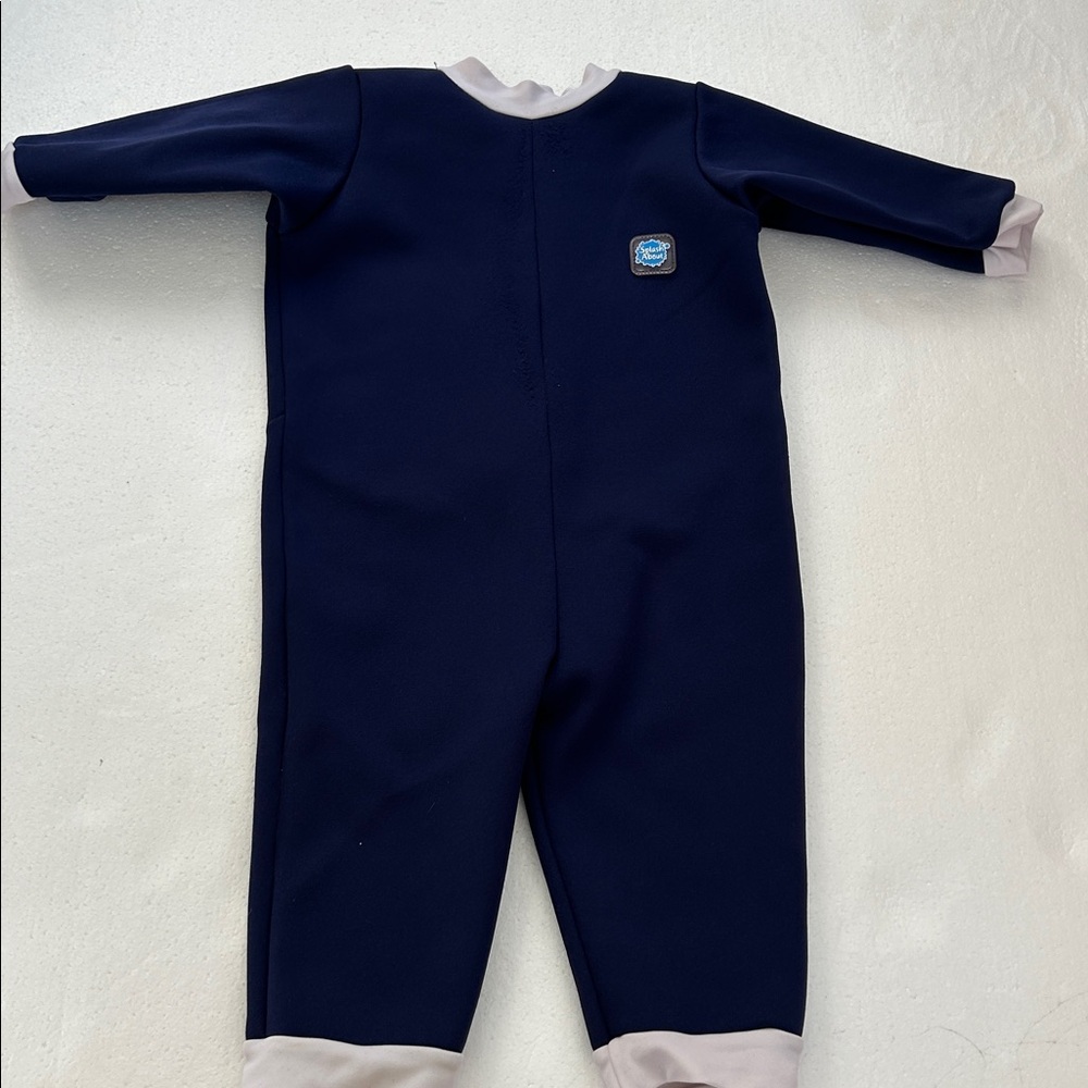 Splash About Warm In One Toddler Wetsuit Swim Class Beach navy 12-24m